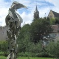 MES SCULPTURES DANS LE JARDIN DE VINCENT 2010